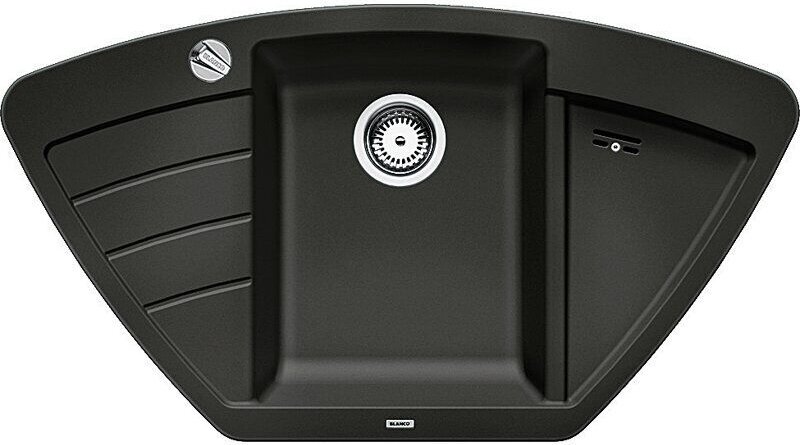 Blanco Zia 9 - Silgranitspüle, 93x51 cm, mit Ablaufsteuerung, anthrazit 514756