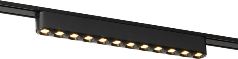 Moderne schwarze Deckenleuchte für Schienensystem 1-phasig 12W 3000K - Magnetic Puntua