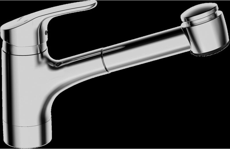 Hansa - Küchenarmatur mix 01361183 Niederdruck, Ausladung 235 mm, chrom