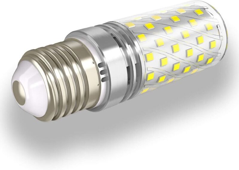 Langray - E27 LED-Lampen, Kaltweiß, 12 w, 6000 k, 1400 lm, entspricht aber einer 100-W-Halogenlampe, E27-Kandelaber-LED-...