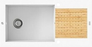 Einbauspüle EOLE 1 XL Becken - Farbe - Weiß