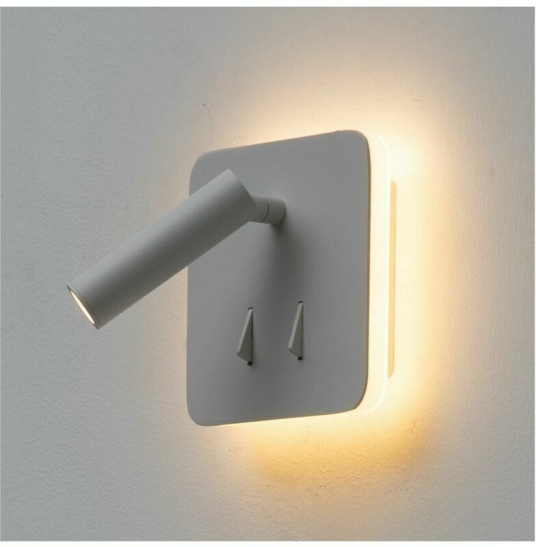 Wandleuchte, USB-wiederaufladbare LED-Nachttischlampe fürs Schlafzimmer