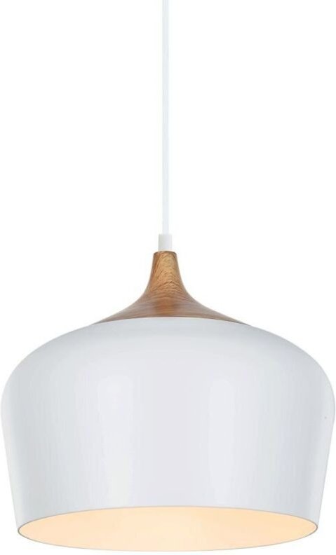 Britta - Moderner hängender Anhänger Weiß 1 Licht, E27 - Italux