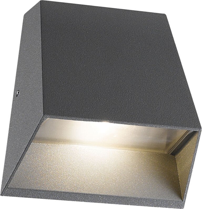 Wandleuchte Artal Ip54 Led Cob 7w 780lm Cri80 3000k 108º Anthrazit