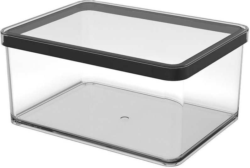Rotho Loft - Rechteckige Dose mit Deckel und Dichtung, geeignet für Lebensmittel, Küchenutensilien, Organizer, Kunststof...