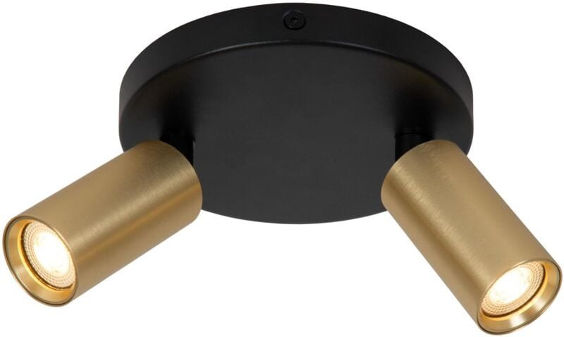 Ritmo - Deckenstrahler - ø 15 cm - 2xGU10 (MR11) - Mattes Gold / Messing - Lucide