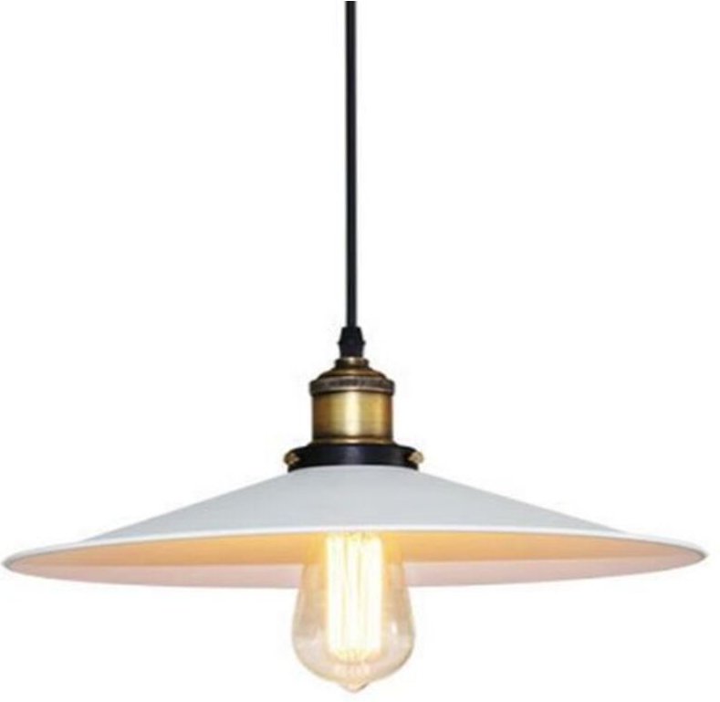 Industrielle Pendelleuchte Metall Eisen Hängelampe E27 Retro Lampenschirm Licht für Küche Wohnzimmer Esszimmer Cafét Bar...