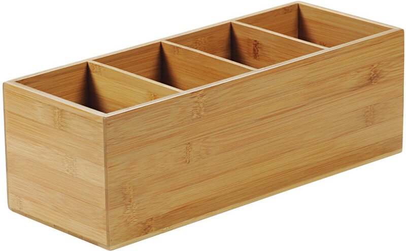 Thumbnail - Kesper - Besteckkasten, Aufbewahrungsbox mit universellem Zweck, Organizer,Bambusbehälter