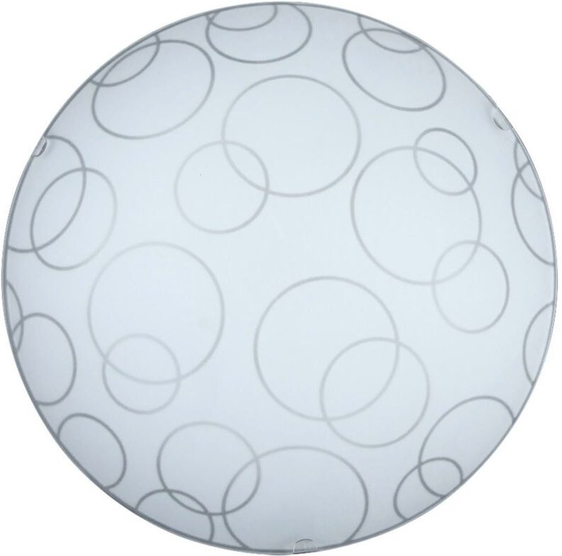 Glas Deckenleuchte 25 cm E27 1x60W weiß rund Ada 1843 Rabalux