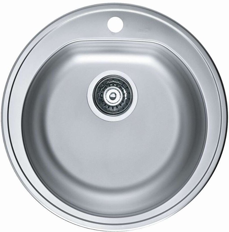 Form - Spüle, Durchmesser 51 cm, Edelstahl 1116756 - Alveus