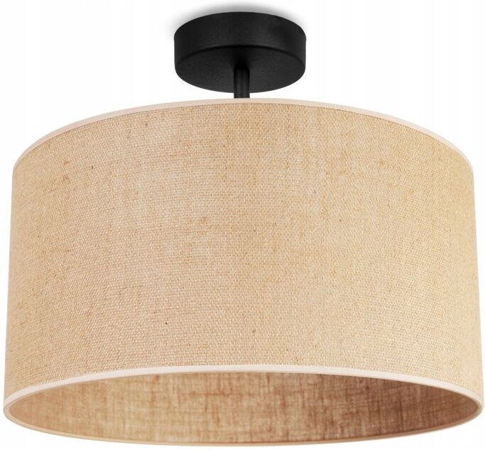 DECKENLEUCHTE JUTE LAMPENSCHIRM 40cm