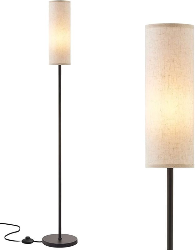 Moderne Stehlampe fürs Wohnzimmer – Hohe Stehlampen fürs Schlafzimmer, Moderne Stehlampen mit Schirm, Kinderzimmer, Lese...