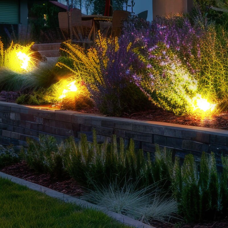 3er Set led Außen Steck Leuchten Solar Lampen beweglich Spot Strahler Wandbefestigung schwarz