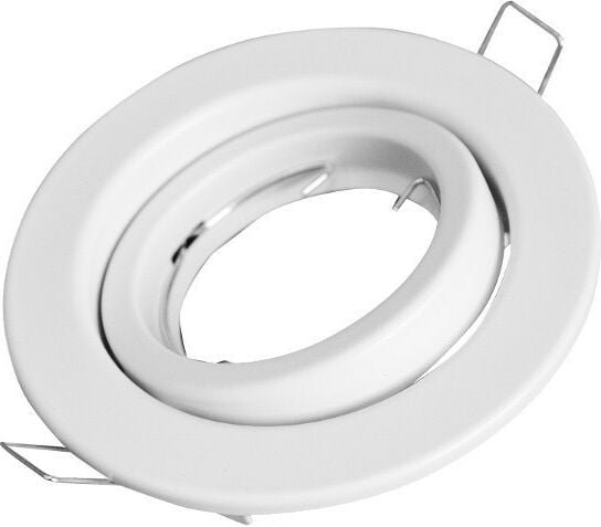 Nobile - verstellbarer Einbaustrahler mit GU10-Sockel Weiß 4112/H/BI