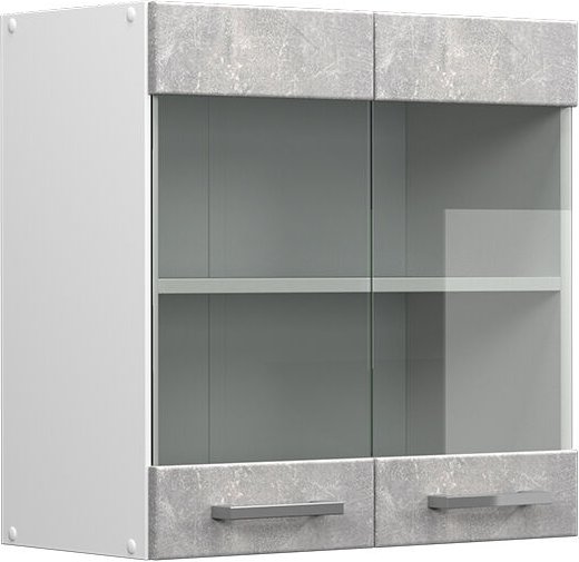 Thumbnail - Vicco - Küchenglasschrank R-Line, Beton, 60 cm