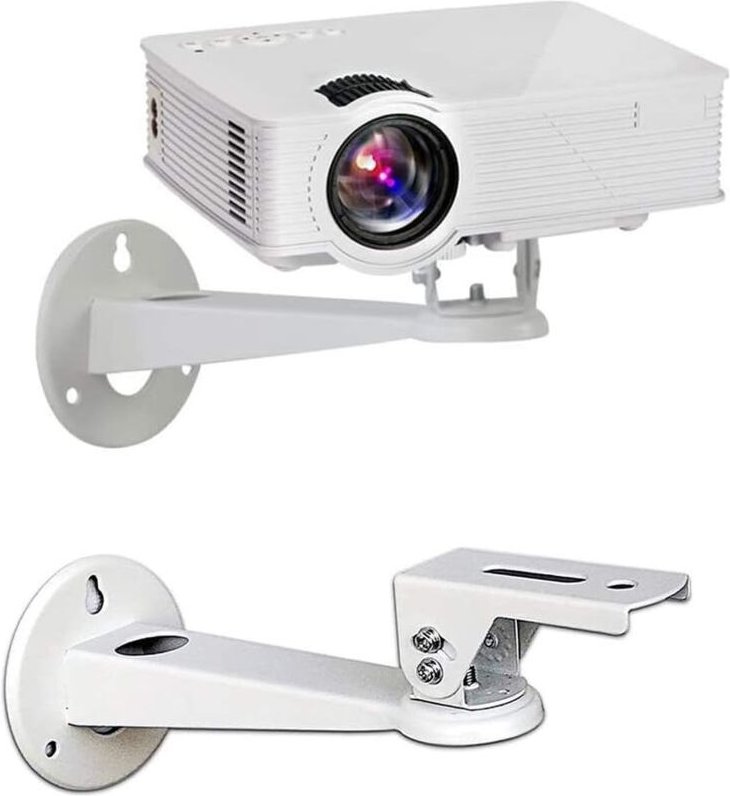 1 pcs Mini-Projektor-Wandhalterung, 6,3-7,87 Zoll M4 Schraube 360° Drehung, 60° Neigung, für Kamera/Projektor/Webcam - M...