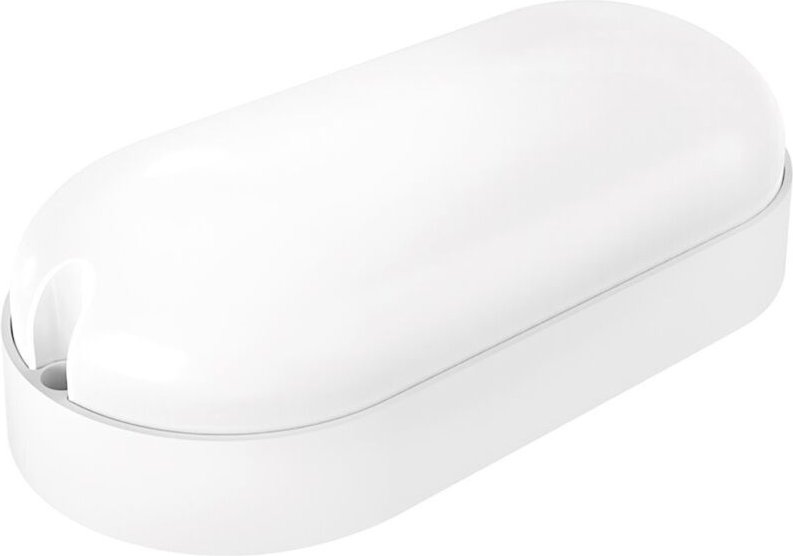 Ovale LED-Wandleuchte für den Außenbereich Matel Sensor, 9 w, kaltweiß