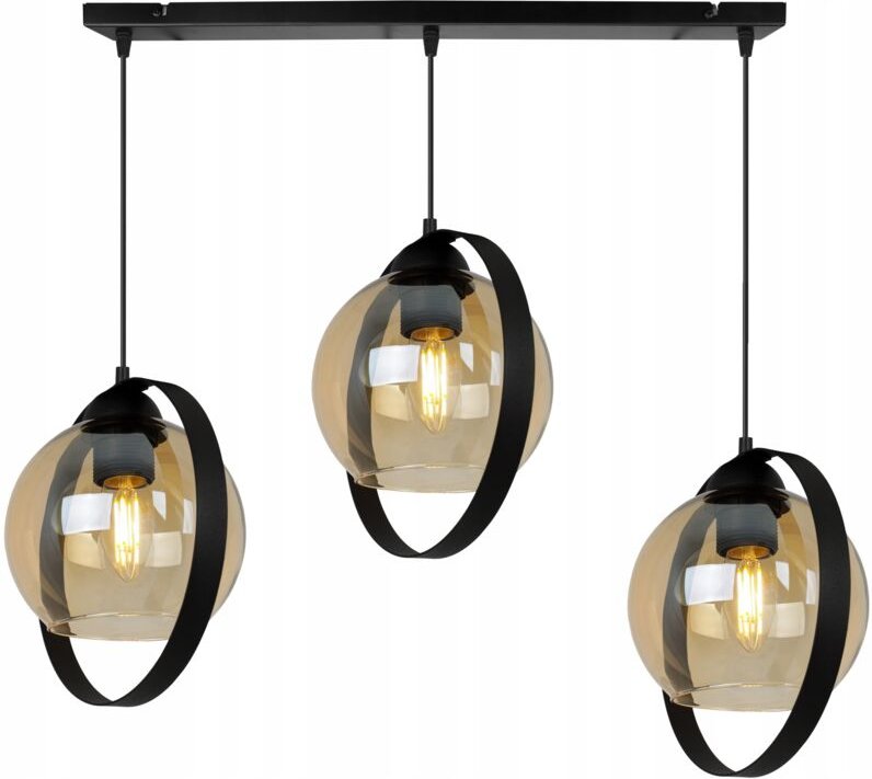 Moderne Hängelampe Mit Glasschirmringen