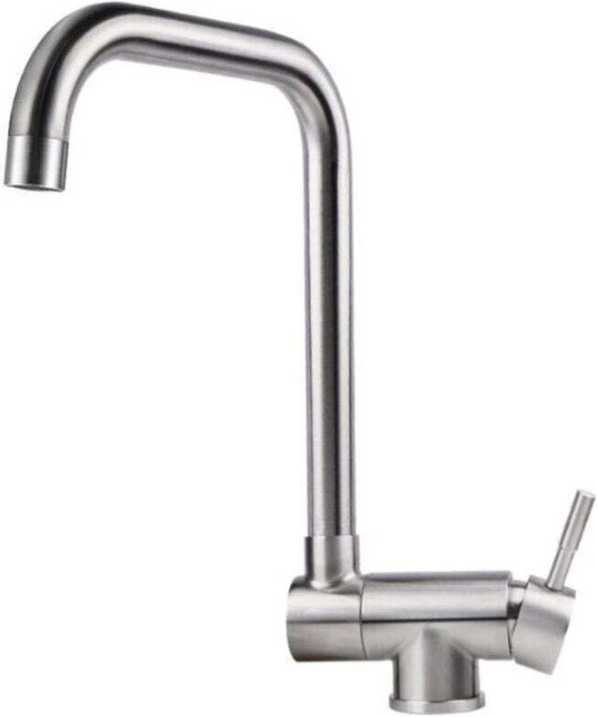 Klappbare Küchenarmatur, Edelstahl-Klapparmatur für die Fenstermontage, 360° schwenkbare Spültischarmatur mit gebürstete...