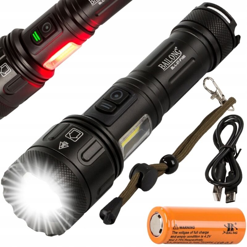 Taschenlampe BAILONG L-27-P160 (80) GABA