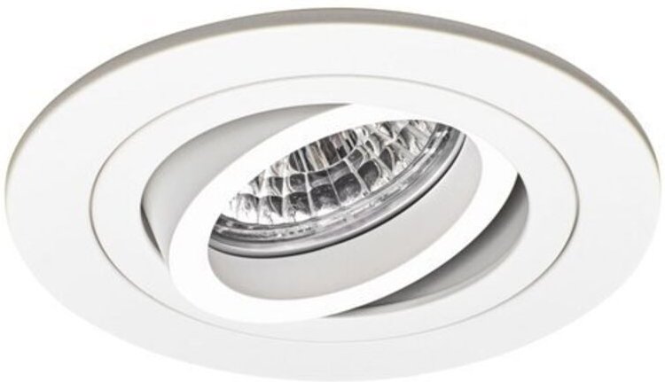 Downlight 703 GX5,3 12V 50W technisch weiß Jiso 703D-90