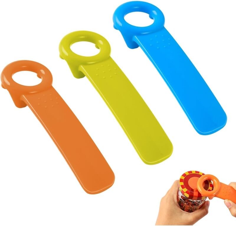 3-teiliger manueller Gläser- und Dosenöffner, müheloser Glasöffner, entwickelt für ältere Menschen, Kinder, Frauen und M...