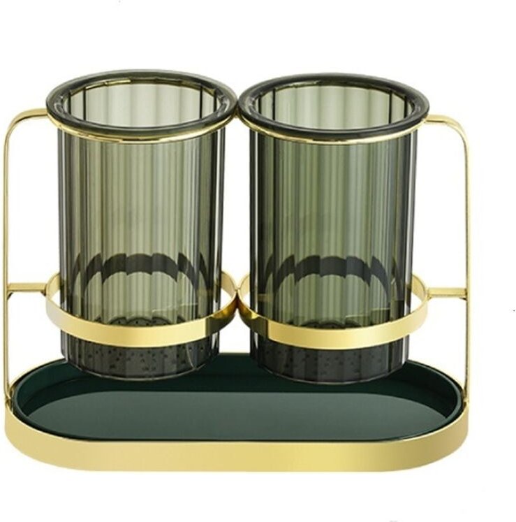 Vtizikl Porte-baguettes de stockage multifonctionnel, égouttoir à couverts de luxe, cuillère, fourchette, baguettes