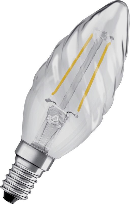 Osram - homelighting 4058075436565 led eek f (a - g) E14 Kerzenform gedreht 2.5 w = 25 w Warmweiß (ø x