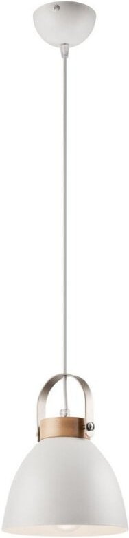 Lamkur Lighting - Lamkur Danielle Steel Dome Pendel-Deckenleuchten Weiß, 1x E27