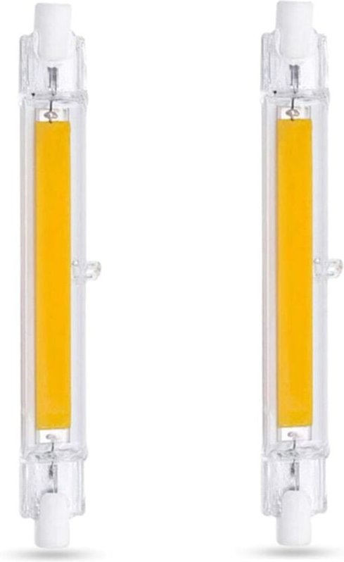 R7S led Birne 118mm 20W Kaltweiß 6000K, 2000lm, nicht dimmbar, R7S 118mm Slim cob led Birne für Wand-/Stehlampe, 2er Pac...