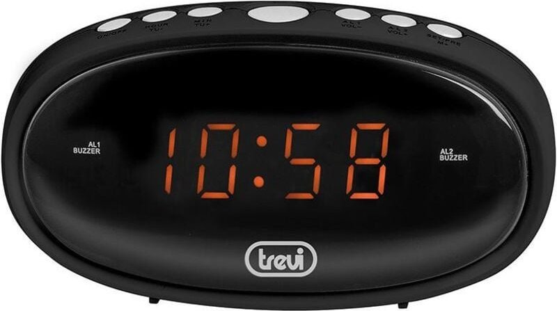 Trevi EC 880 Digitaler Wecker Schwarz