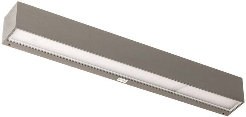 Arcchio - LED-Außenwandlampe Lengo, cct, 50 cm, 1-flg., grau - grau