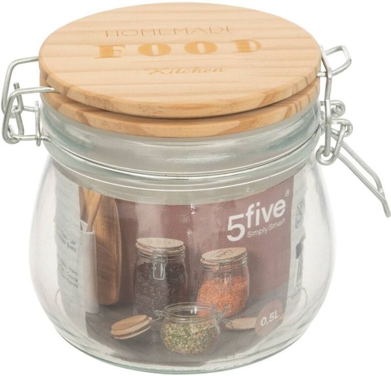 5five Simply Smart - Glaskrug deckel pin wording 0,5l - 5five