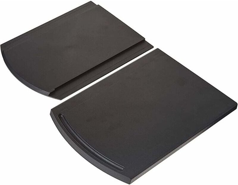 Schwarzes Multifunktions-Schiebetablett für die Küche zu Hause, ausziehbare Matte für Kaffeemaschine, Mixer, Küchenmasch...