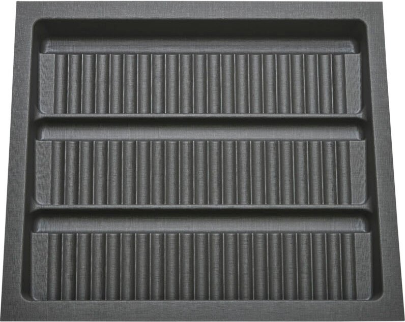 ORGA-BOX 9 Gewürzgläsereinsatz anthrazit für Nobilia-Küchen ab 01/25, Schubladenbreite 600 mm