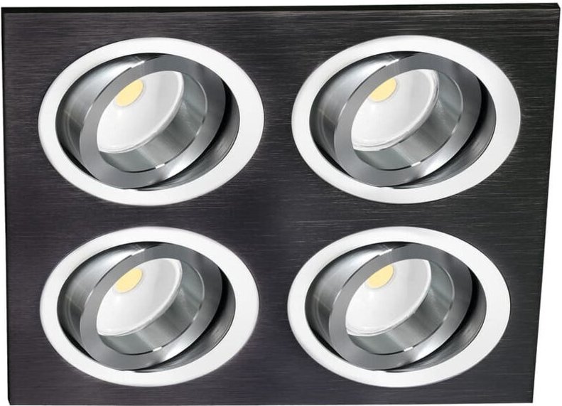 Cristalrecord - Helium versenkter Ring schwarz (4 Lichter) 03-064-00-115