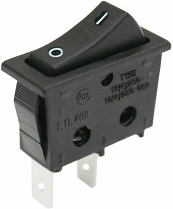 Electro Dh - Faston-Schalter 11.400.C/NS einpolig Schaltertyp Farbe Schwarz 8430552016310