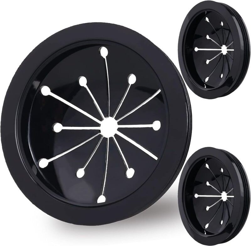 BEBUSINGOTO 3er-Pack Spritzschutz für die Spüle zur Müllentsorgung, Zubehör für Lebensmittelabfallentsorger, passend für...