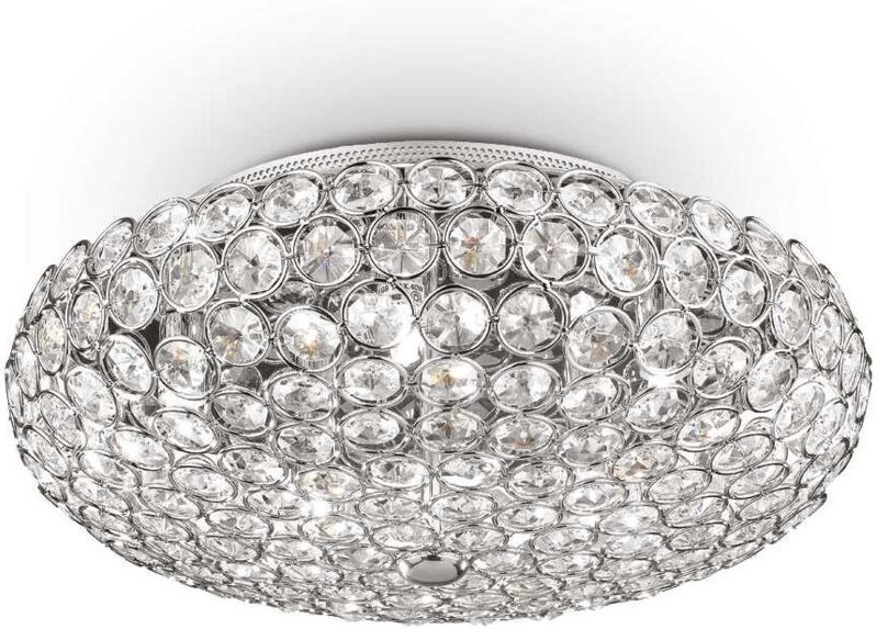 Ideal Lux - King - 5 Light Indoor Medium Flush Light Chrom, G9