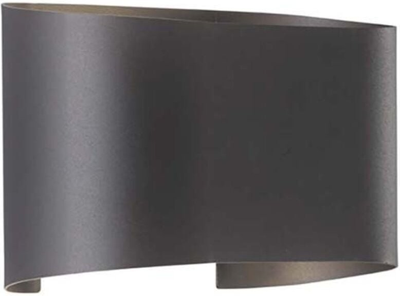 Fischer&honsel - Wandleuchte Außenlampe Wandstrahler led Gartenleuchte Metall Schwarz IP44