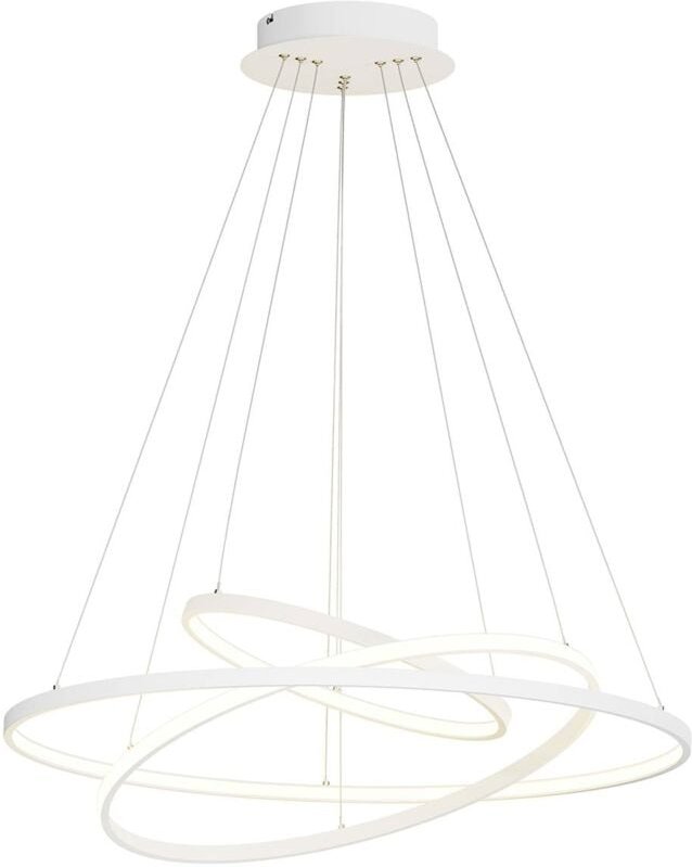 Lucande - Ezana' aus Metall dimmbar für Wohnzimmer & Esszimmer von