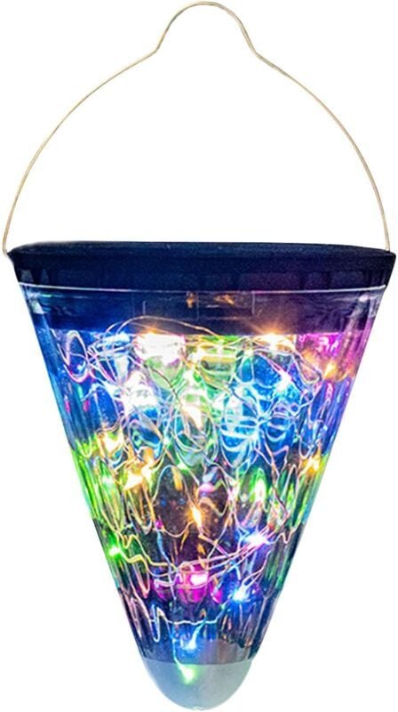 Solar-Hängelaternen, Solar-Gartenlicht, wasserdichte Landschaftsbeleuchtung, Solar-LED-Außenleuchten, für Hochzeitsdekor...