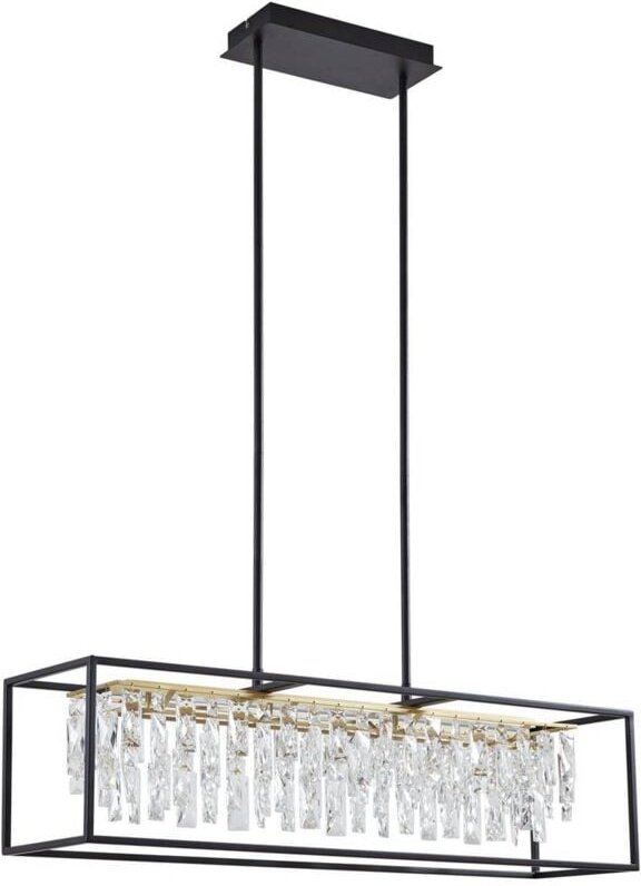 Lucande - Kassi' aus Metall dimmbar für Wohnzimmer & Esszimmer von