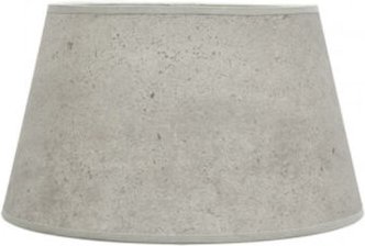 Lampenschirm salma e27 grau zement 30dx22dx17h konisch offen konisch