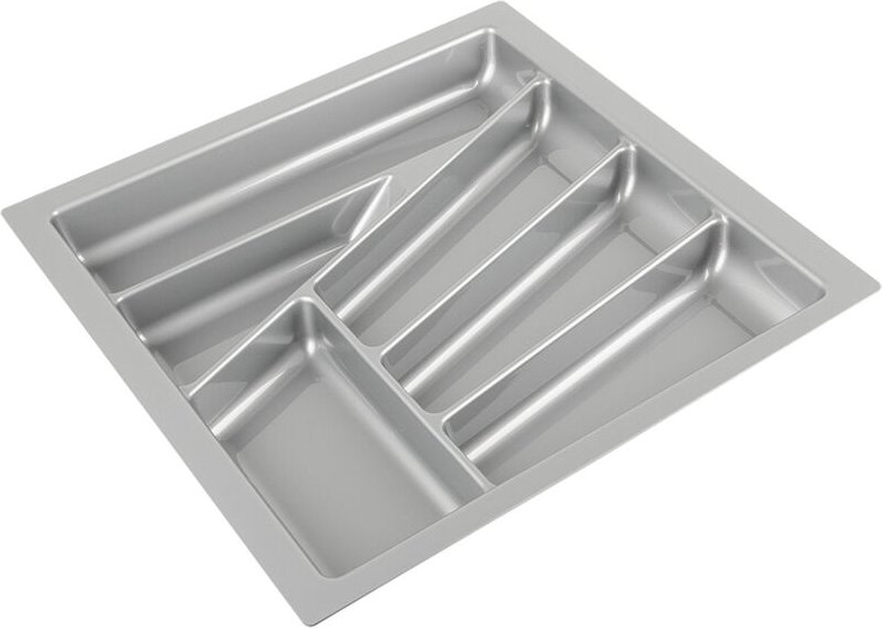 Besteckkasten 430 x 435 mm, silberfarben SANS MARQUE