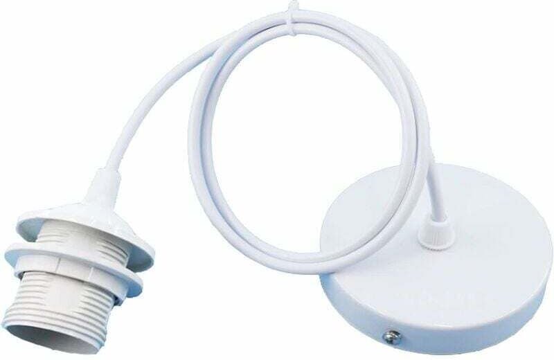 Odipie - E27-Pendellampenfassung, Zubehör für E27-Pendellampen, Zubehör für E27-Pendellampen mit 1,5 m Kabel, für Bar, C...