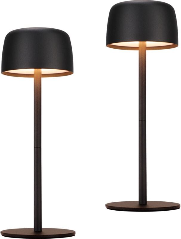 Led Tischlampe Kabel2 stückER: Touch Dimmbar Tischleuchte mit 3 Farbtemperaturen Höhenverstellbar usb Aufladbar Akku Tra...