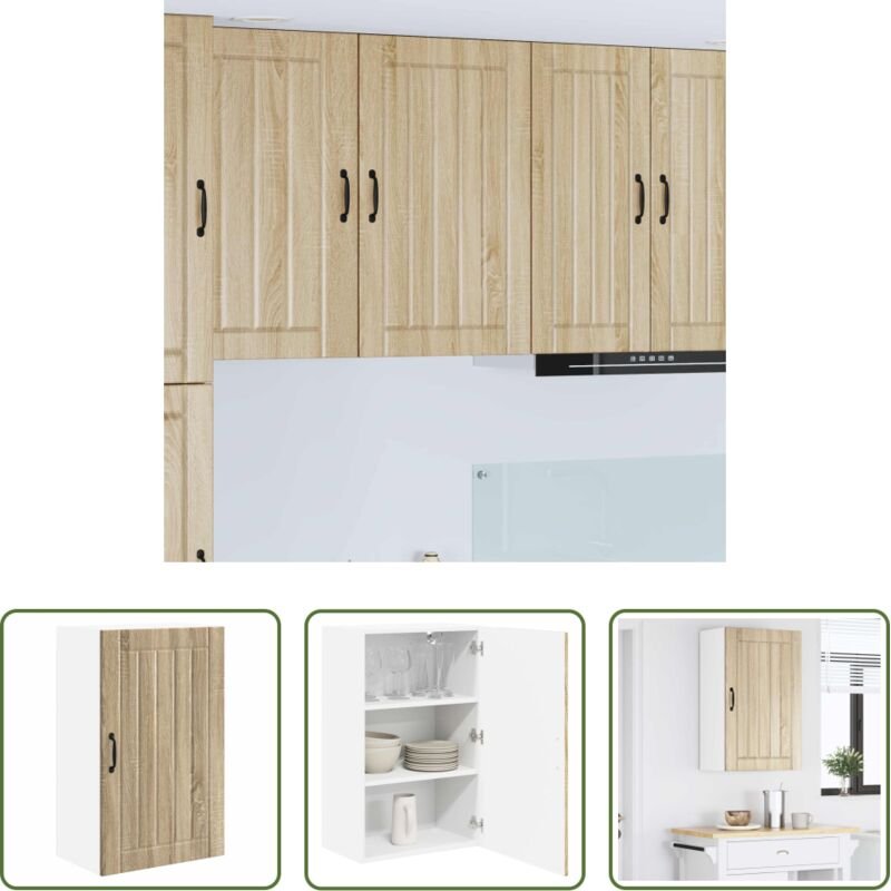 vidaXL Küchenschrank Holzwerkstoff - Küchenschrank Sonoma-Eiche 50 x 31 x 80 cm Holzwerkstoff
