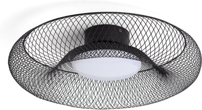 Ledkia - LED-Deckenleuchte 18W Metall cct wählbar Zeiryn m Schwarz