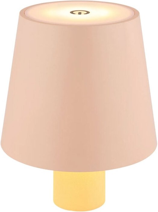 Tischleuchte Tischlampe Außenlampe Flaschenlampe pfirsich led Gartenlampe Touchdimmer cm, 3W 130lm warmweiß, DxH 10,6x13...